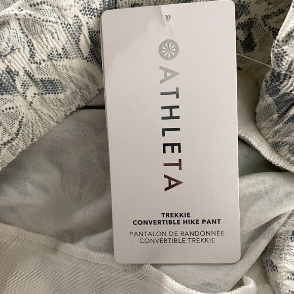 Athleta Trekkie Convertible Hike Pants‎ Size 22 Floral Ripstop NWT PT-2093 - Picture 9 of 16